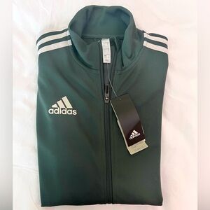 ADIDAS Men’s Track Jacket, Dark Green, Size Small, New with Tags